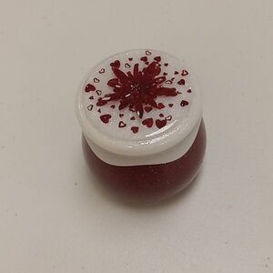 Handcrafted resin pudding jar